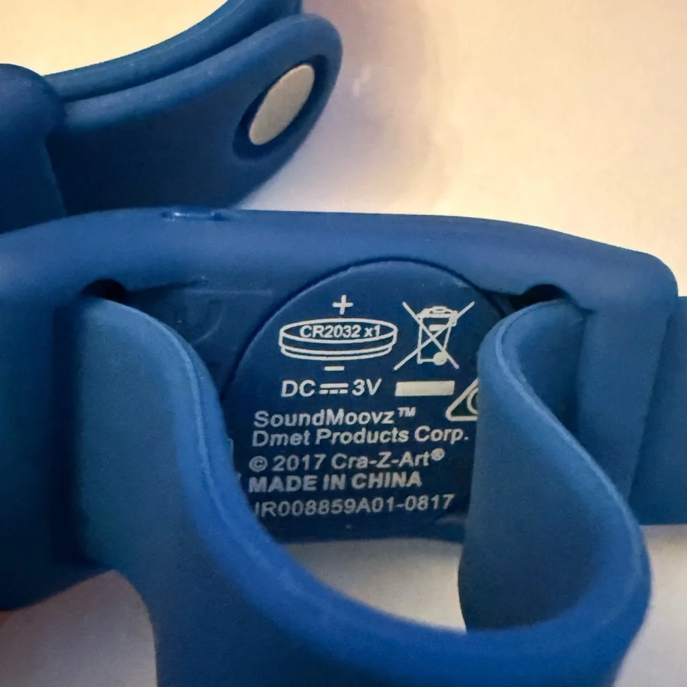 SoundMoovz Blue Wearable Wrist Bands